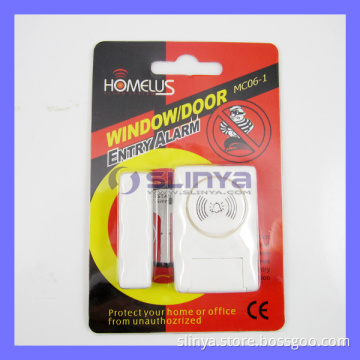 Mini Door Magnetic Alarm Switch Sensor Window Entry Alarm Bell Wireless Home Security System (MC06-1)